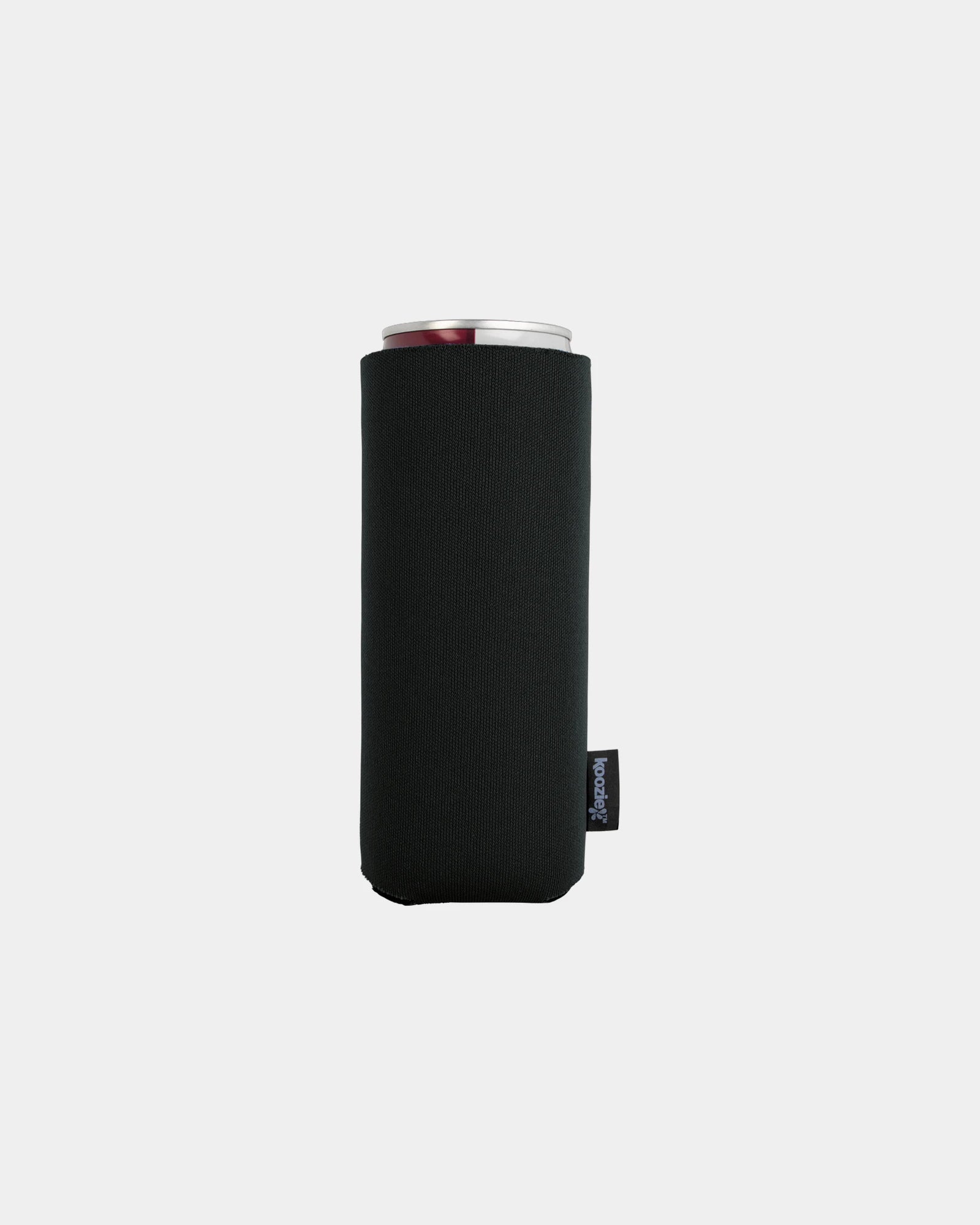 Custom collapsible slim can cooler sleeve - Black