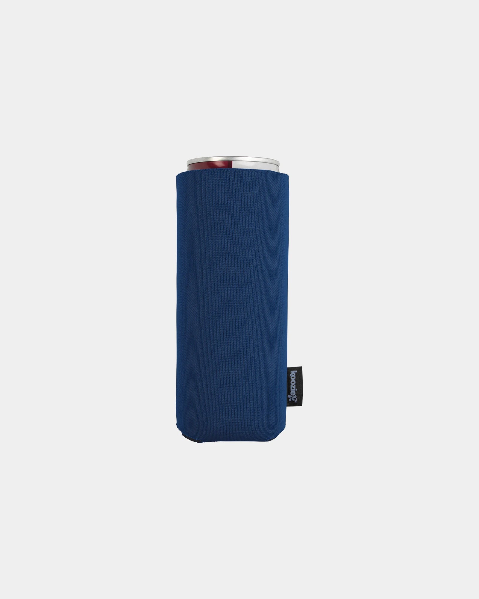 Custom collapsible slim can cooler sleeve - Navy