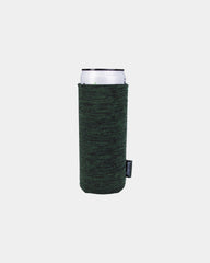 Custom heathered slim can cooler for 12 oz cans - Hunter Green