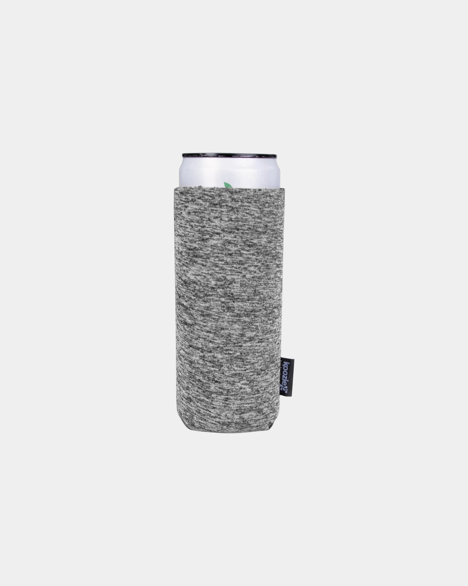 Custom heathered slim can cooler for 12 oz cans - Gray