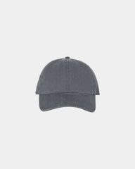 Custom low-profile six-panel cotton Clean Up cap - Charcoal