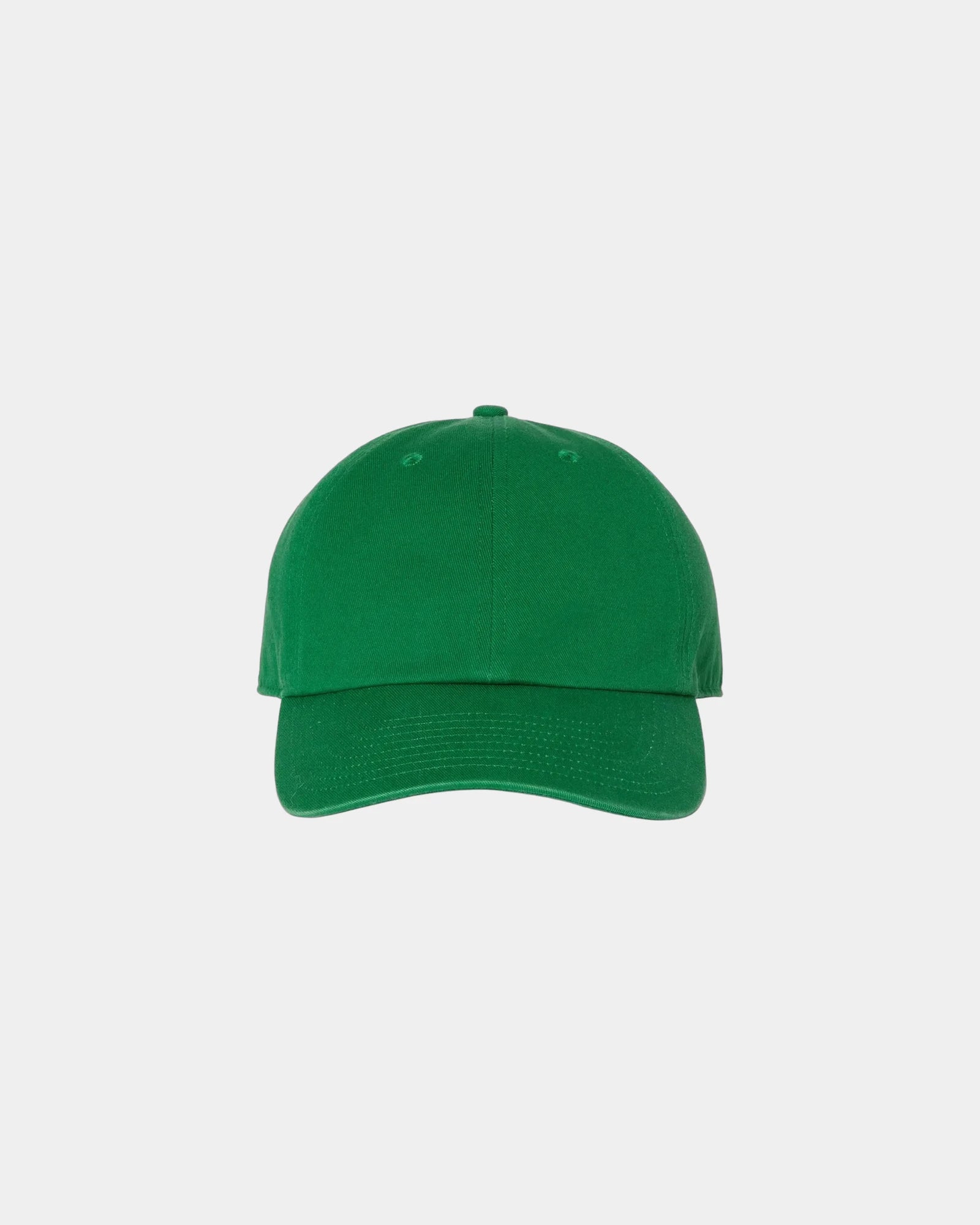 Custom low-profile six-panel cotton Clean Up cap - Kelly
