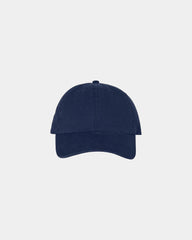 Custom low-profile six-panel cotton Clean Up cap - Navy