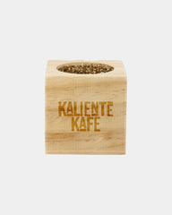 Custom basil grow kit wooden 3x3x3 in box - Wood(Wd)
