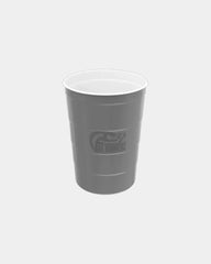 Custom recyclable steel 16-oz chill cup for events - Gray