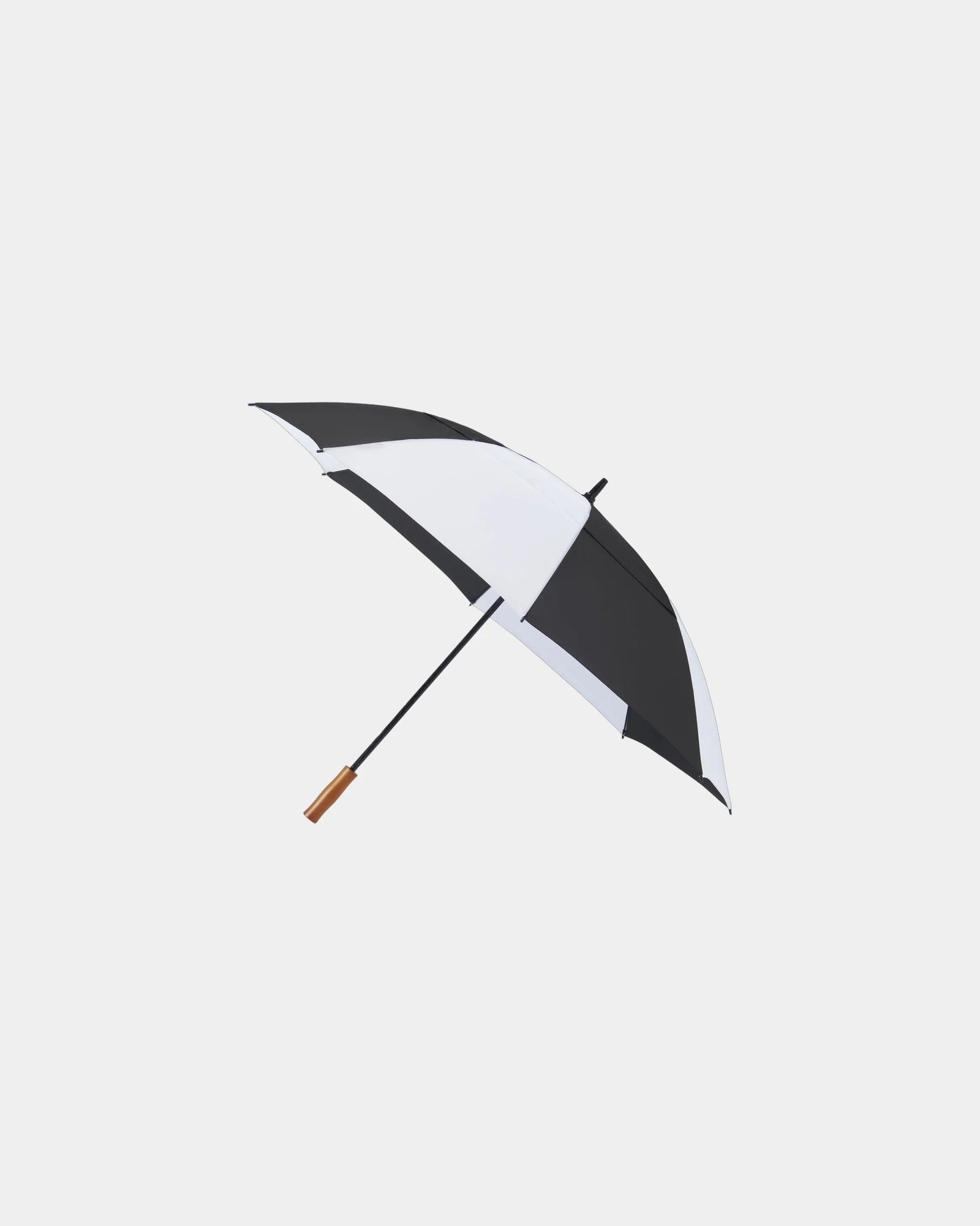 Custom RPET 58" golf umbrella with FSC wood handle - 2