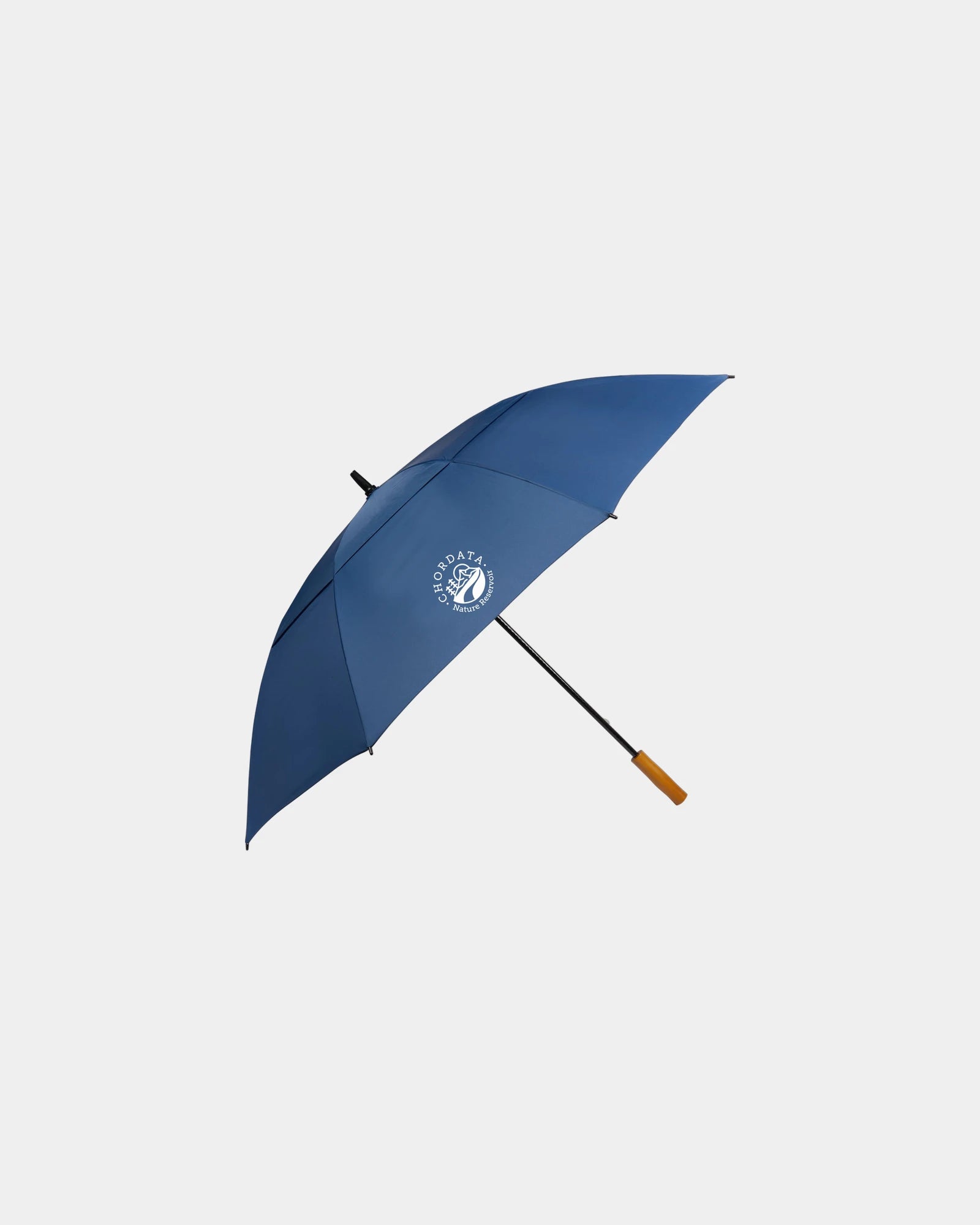 Custom RPET 58" golf umbrella with FSC wood handle - 41