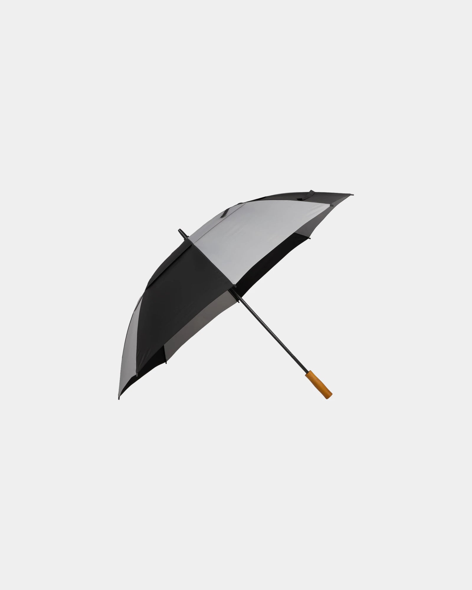 Custom RPET 58" golf umbrella with FSC wood handle - 34