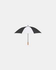 Custom RPET 58" golf umbrella with FSC wood handle - 1