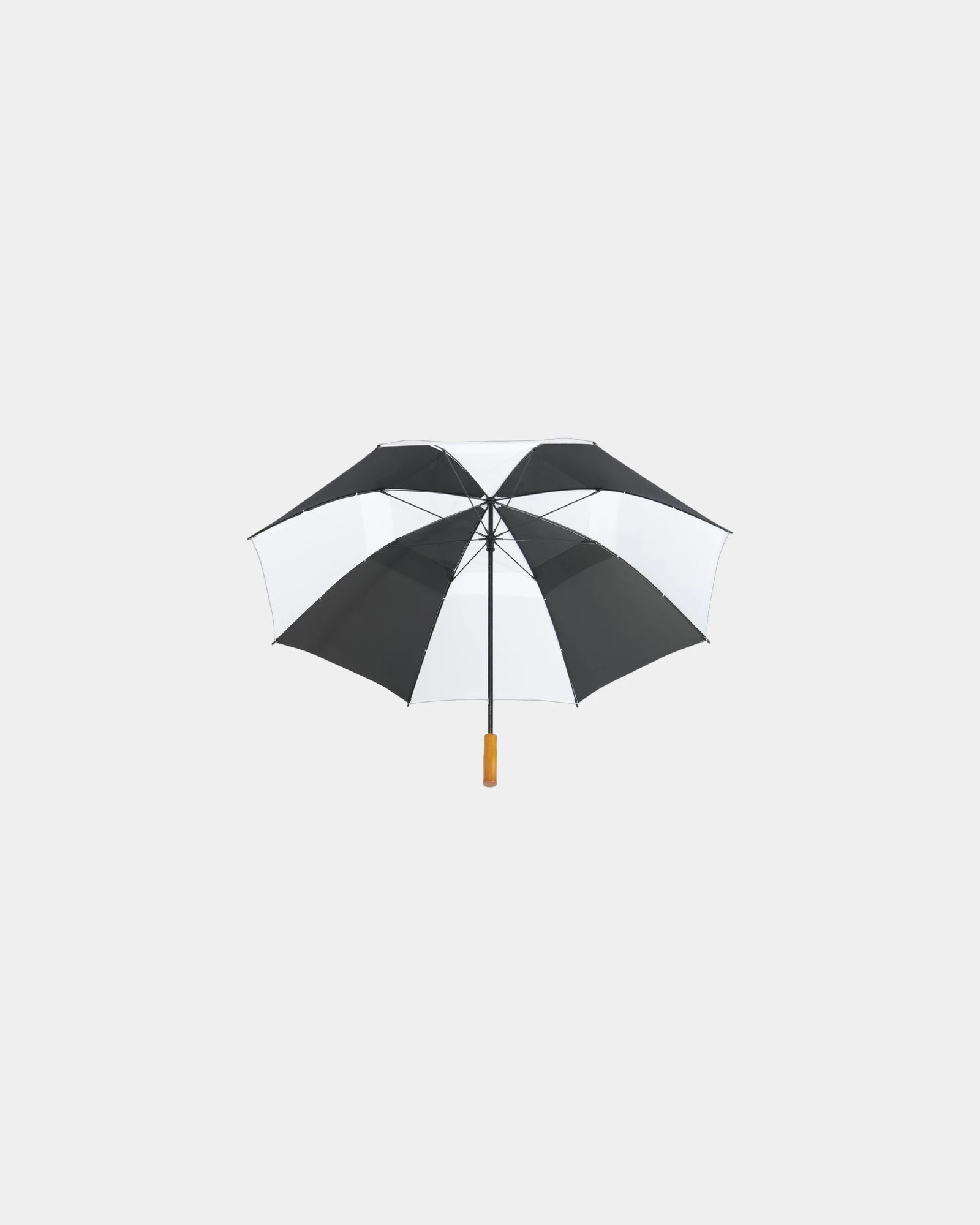 Custom RPET 58" golf umbrella with FSC wood handle - 8