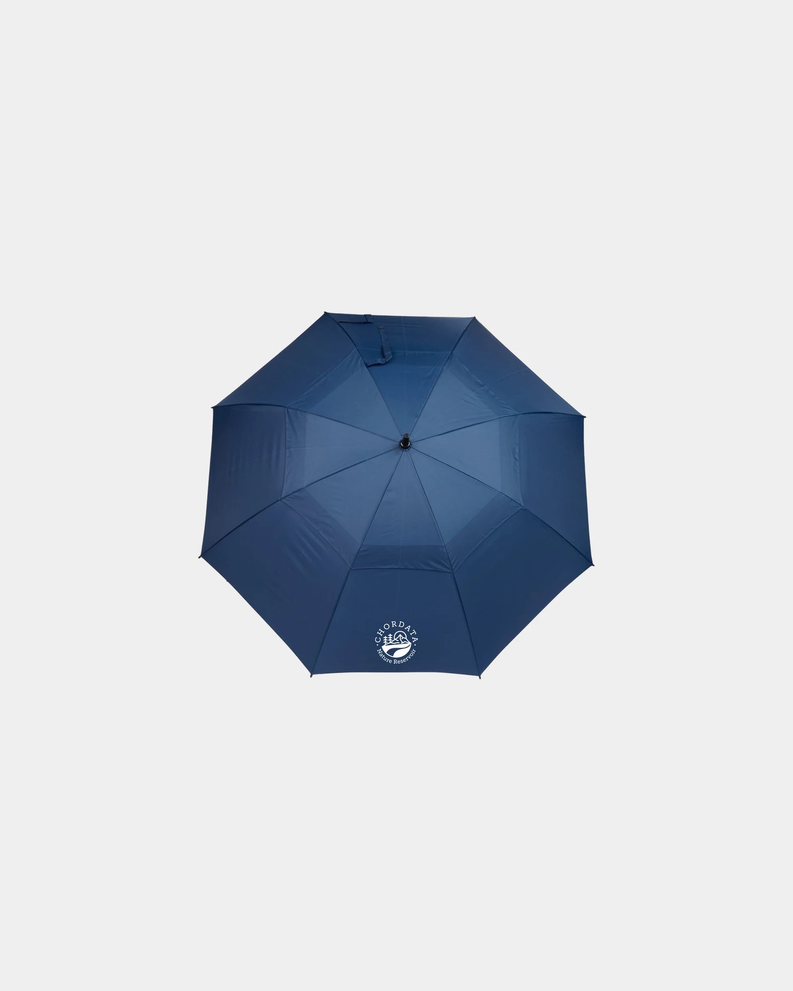Custom RPET 58" golf umbrella with FSC wood handle - 39