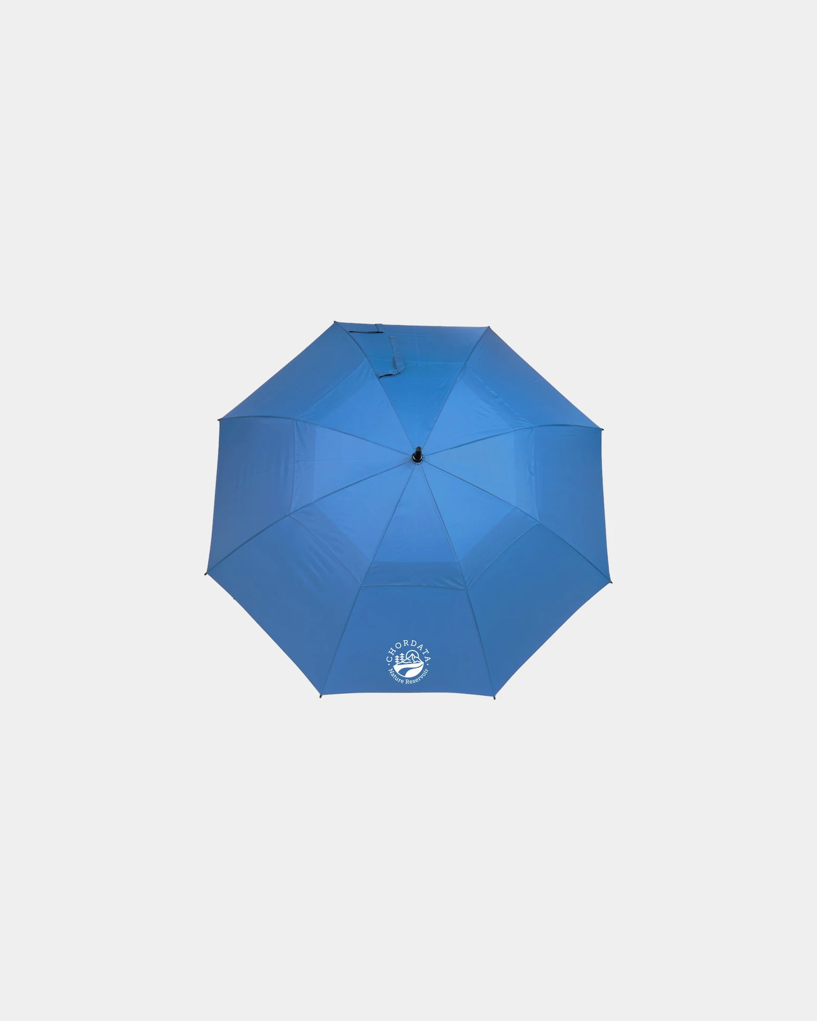 Custom RPET 58" golf umbrella with FSC wood handle - 47