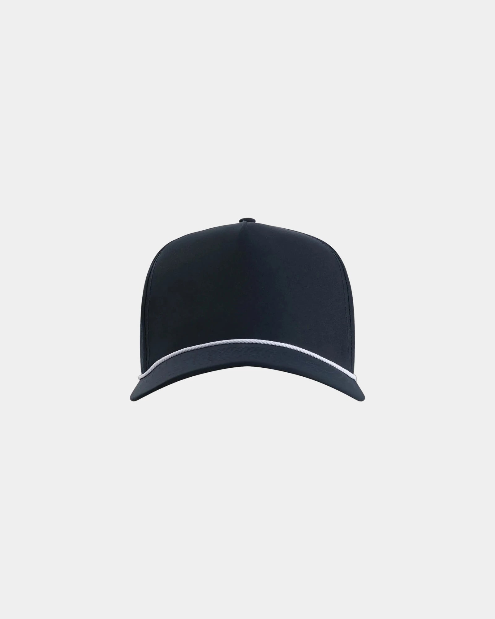Custom recycled polyester five-panel cap Wrightson - Navy/ White