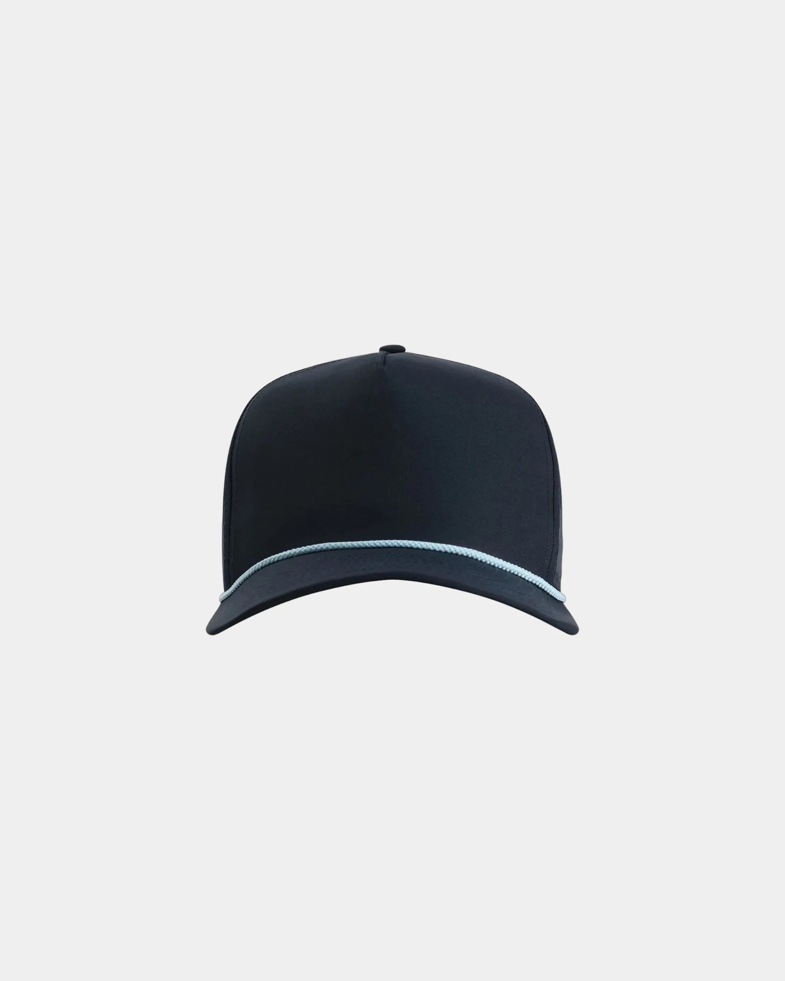 Custom recycled polyester five-panel cap Wrightson - Navy/ Light Blue