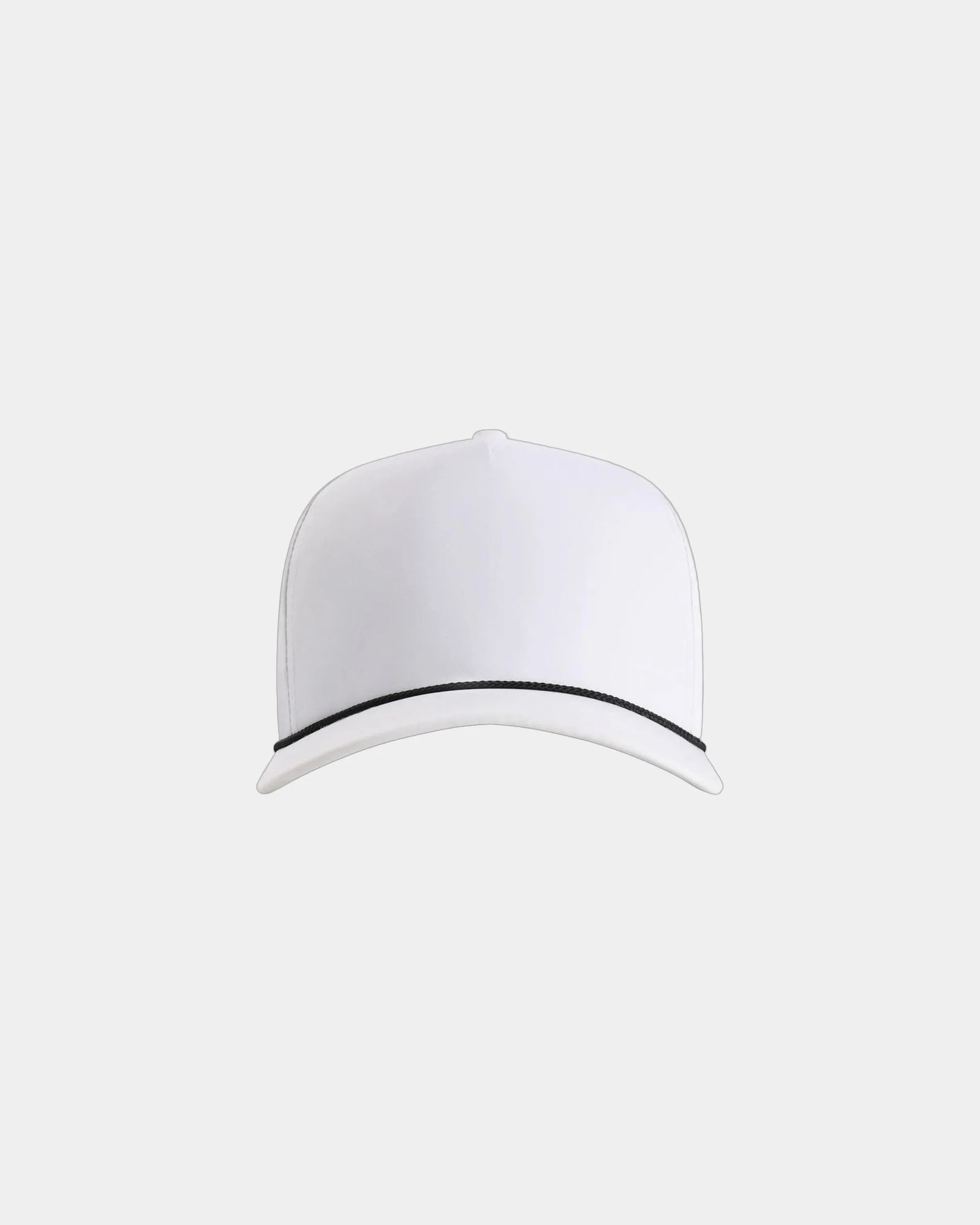 Custom recycled polyester five-panel cap Wrightson - White/ Black