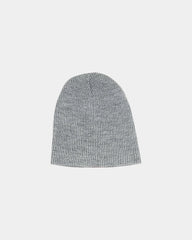 Custom acrylic slouch beanie for events - Heather Gray