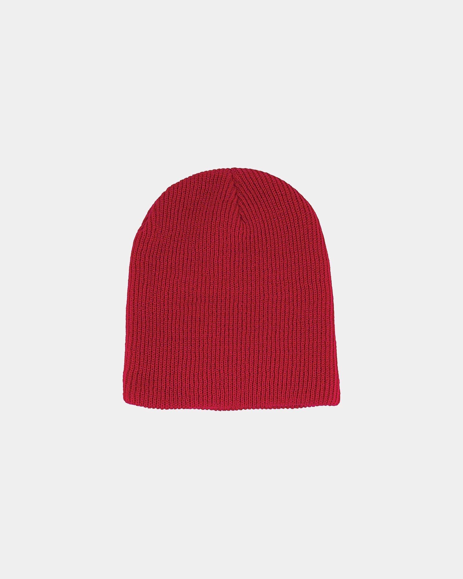 Custom acrylic slouch beanie for events - Red