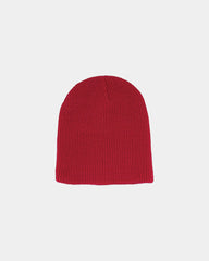 Custom acrylic slouch beanie for events - Red