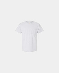 Custom cotton pocket t-shirt with chest pocket detail - Ash