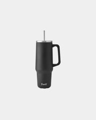 Custom recycled stainless steel 40-oz tumbler XL - Onyx