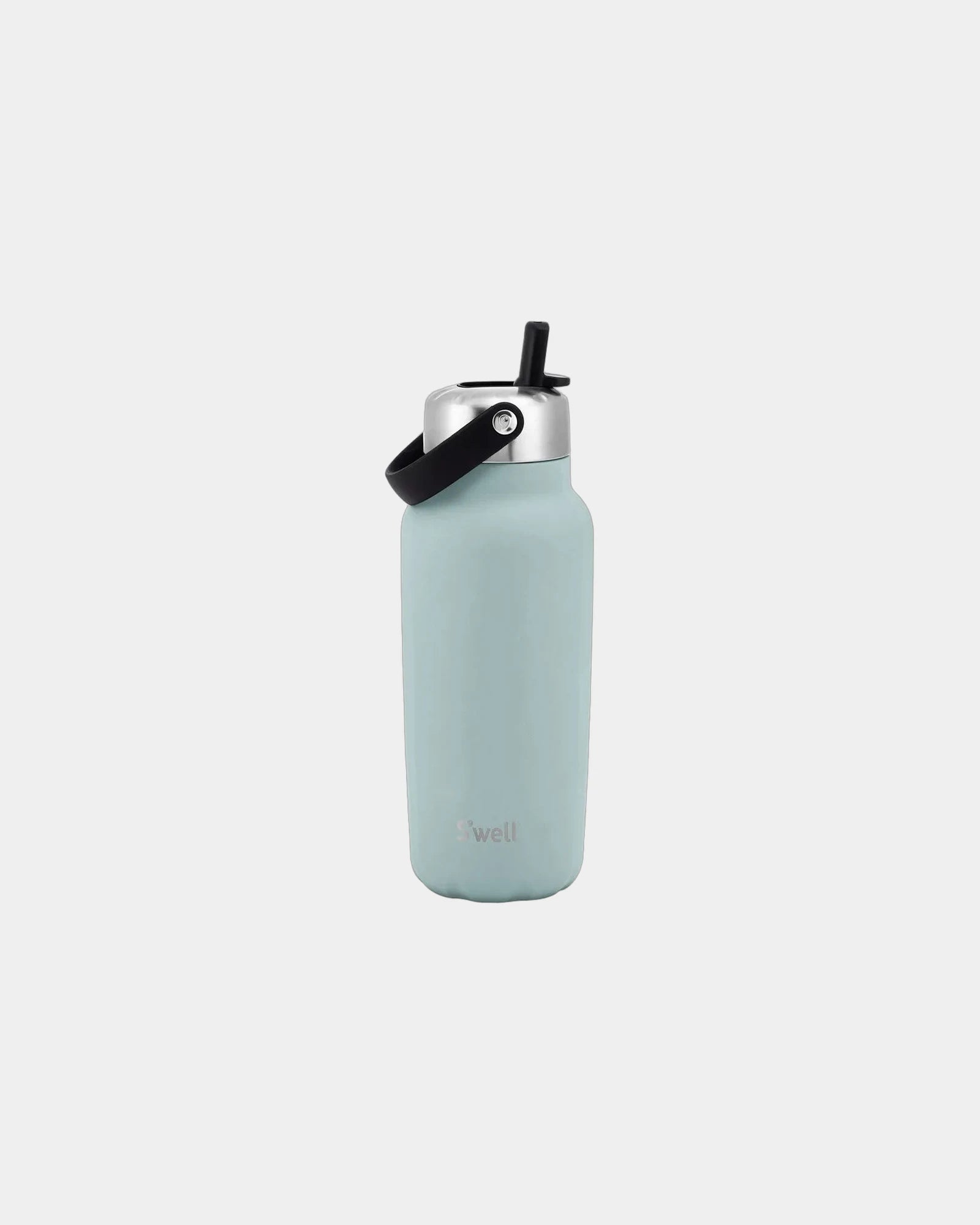 Custom recycled stainless steel 32-oz water bottle - Eucalyptus