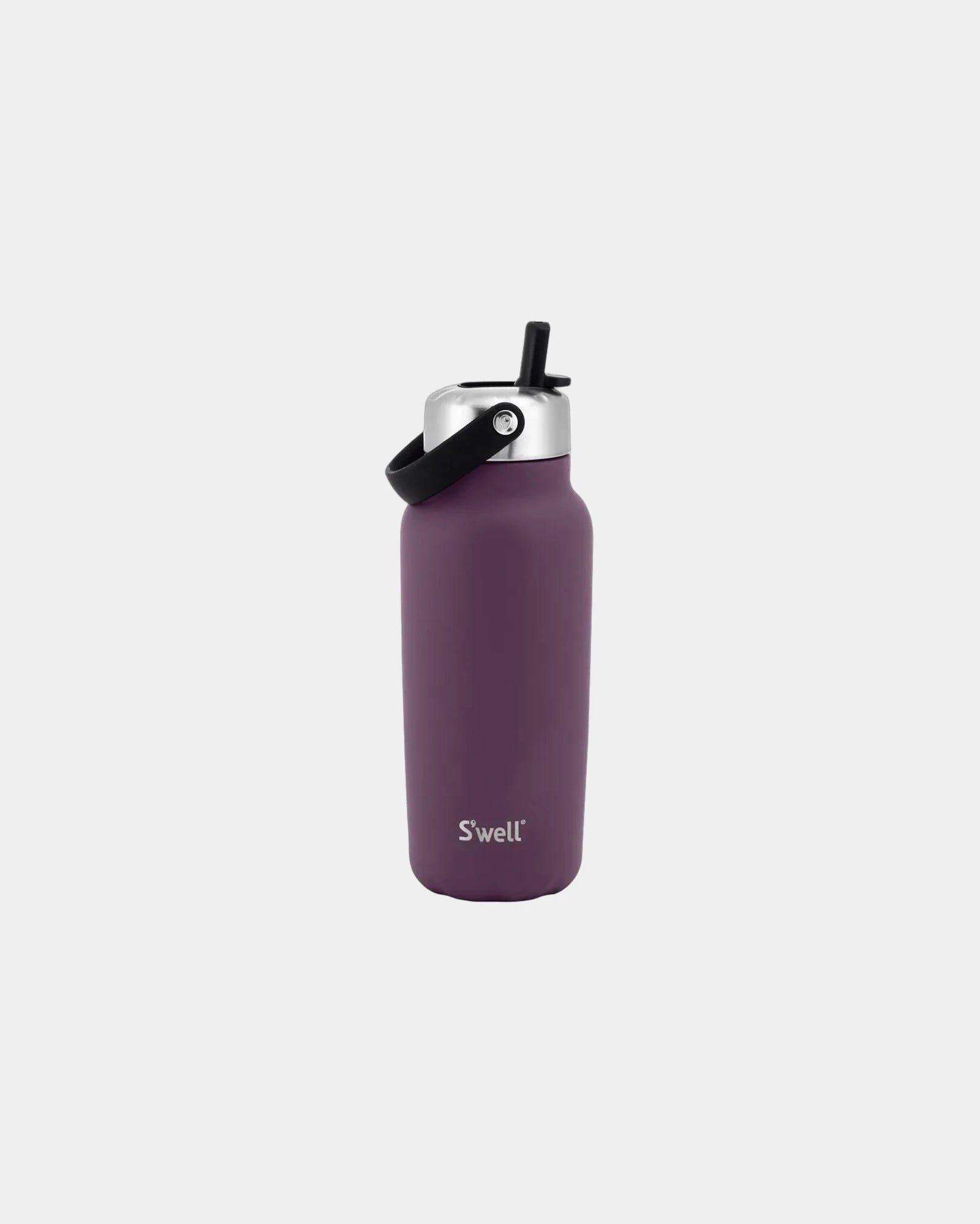 Custom recycled stainless steel 32-oz water bottle - Plum