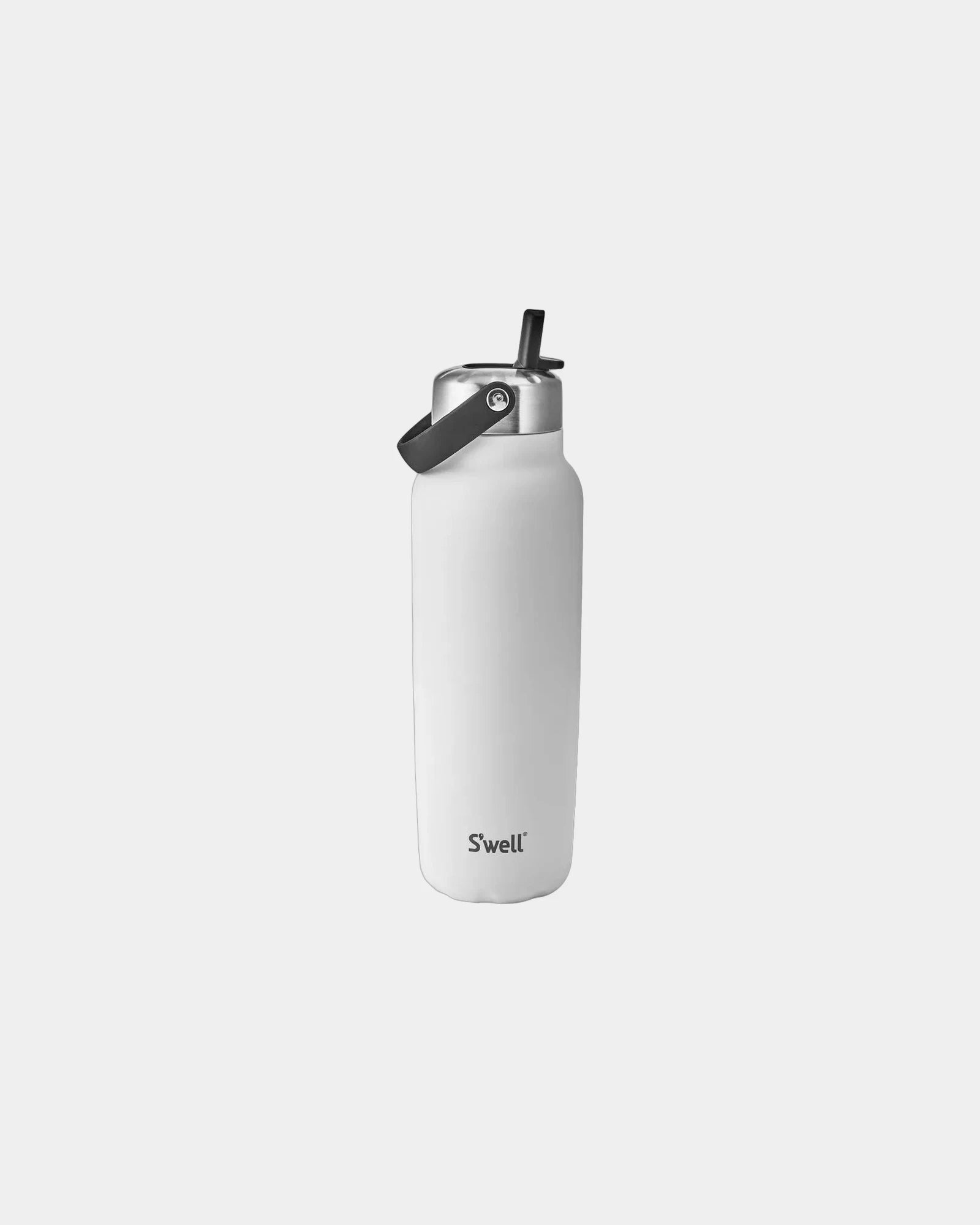 Custom recycled stainless steel 40-oz insulated bottle - Moonstone