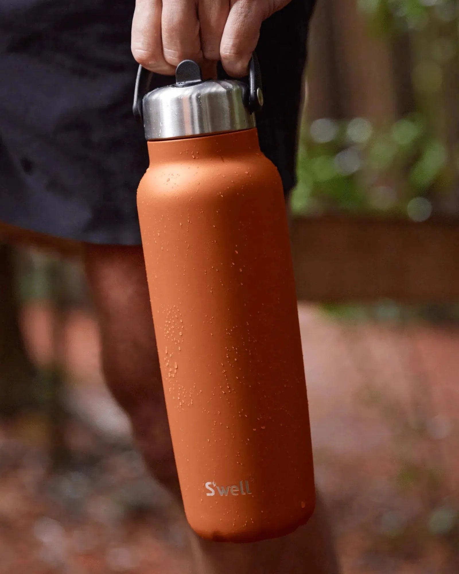Custom recycled stainless steel 40-oz insulated bottle - 10