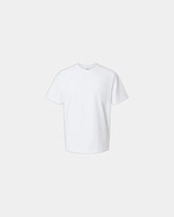Custom sueded cotton unisex tee relaxed fit - Sueded White