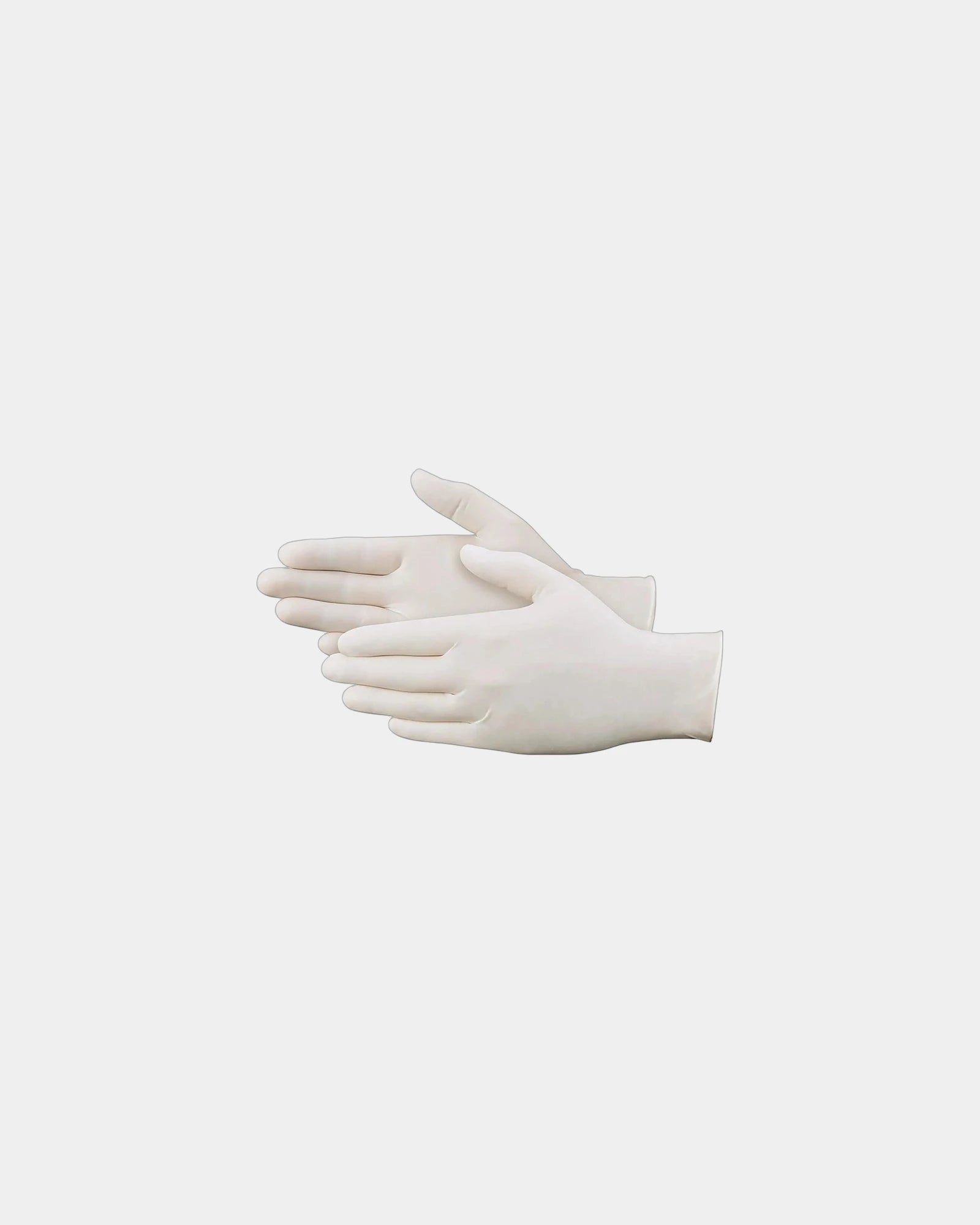 Custom powder-free latex gloves box of 100 - White