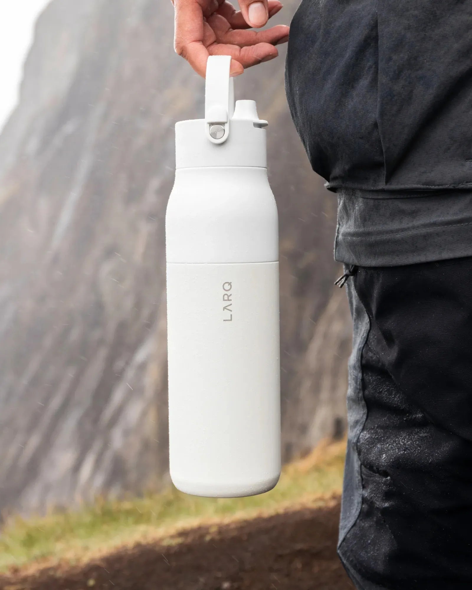Custom insulated LARQ Swig Top 34-oz water bottle - 1