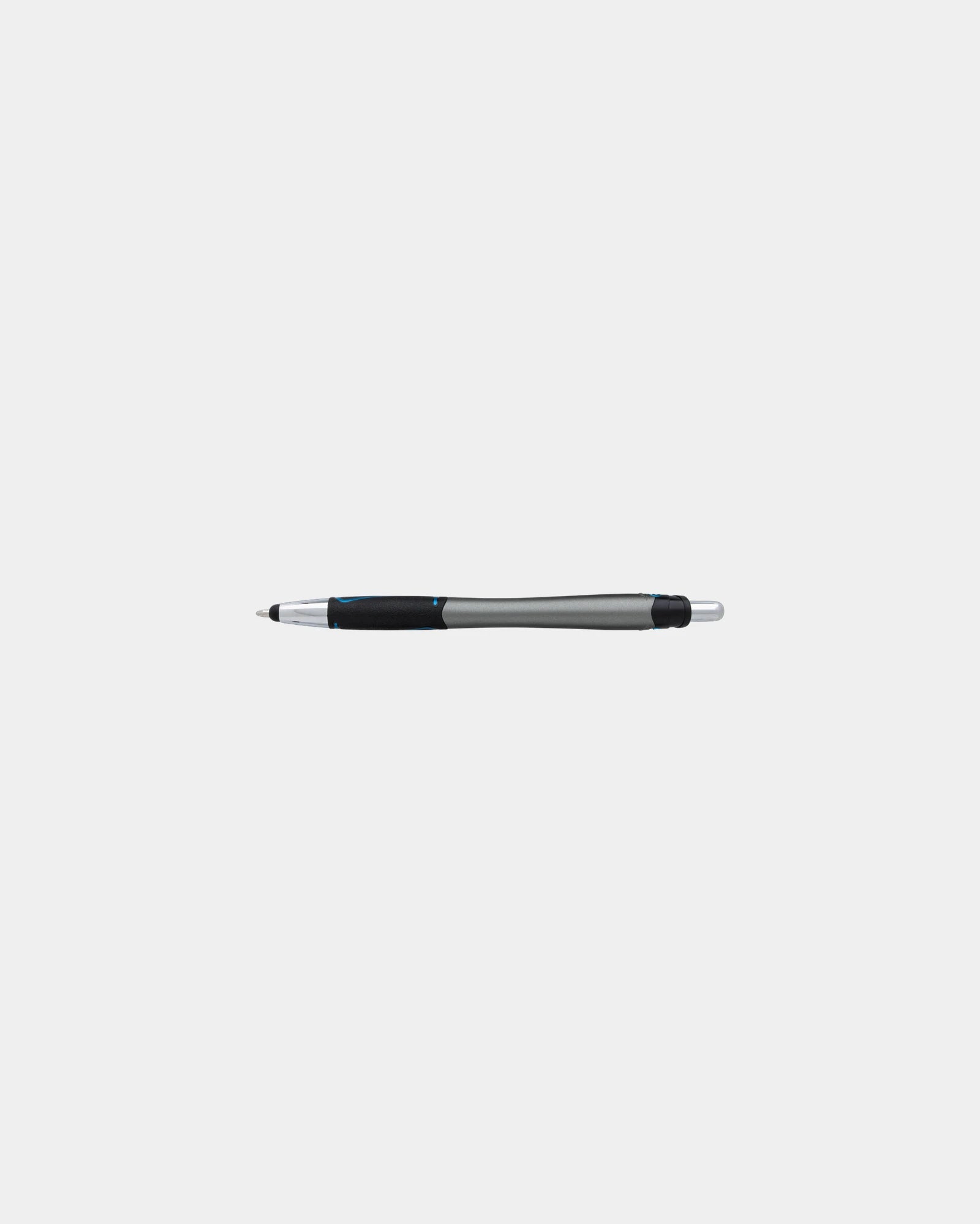 Custom ABS plastic stylus pen with bold 1.2mm tip - Turquoise/Black Ink