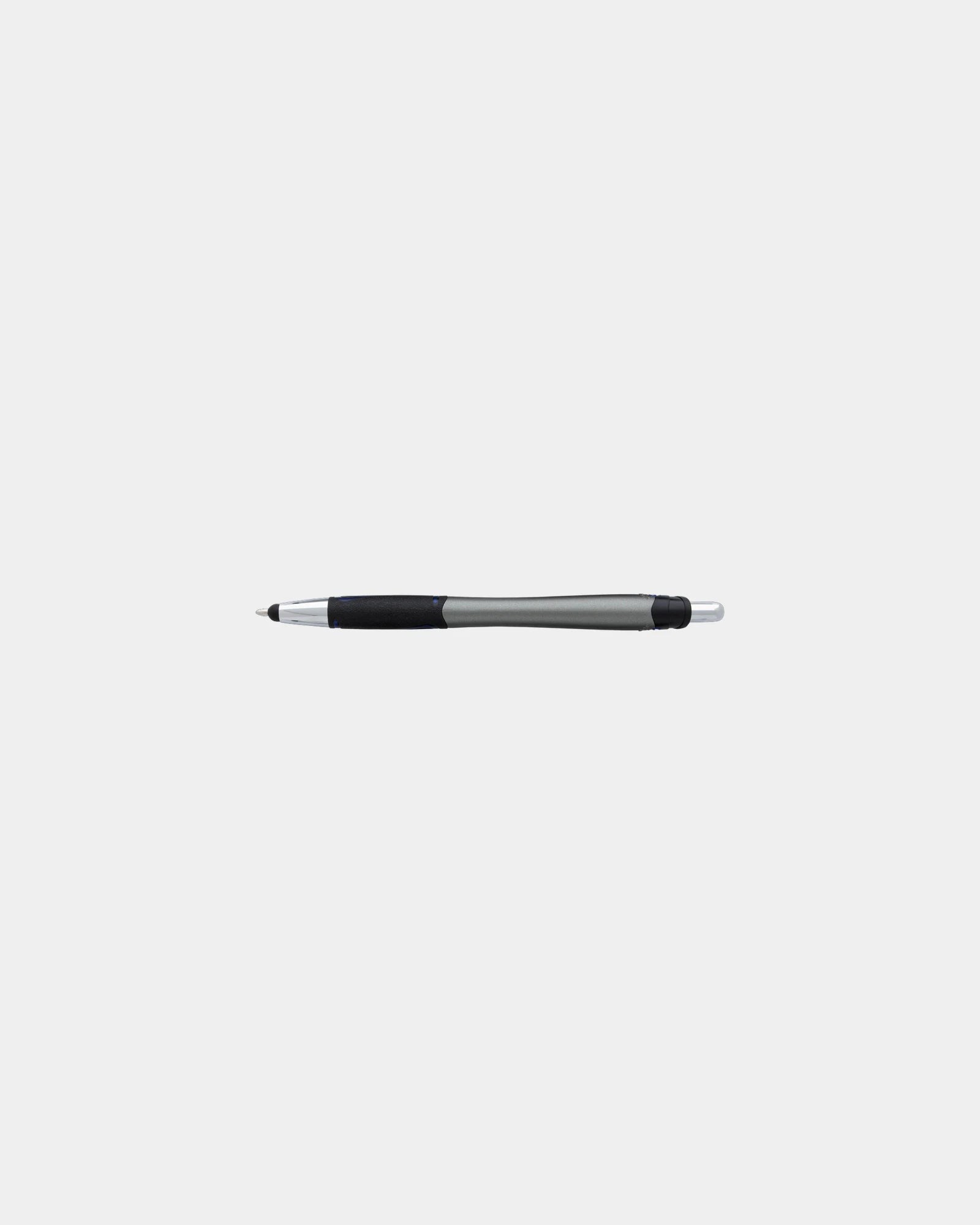 Custom ABS plastic stylus pen with bold 1.2mm tip - Blue/Black Ink