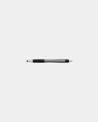 Custom ABS plastic stylus pen with bold 1.2mm tip - Blue/Black Ink