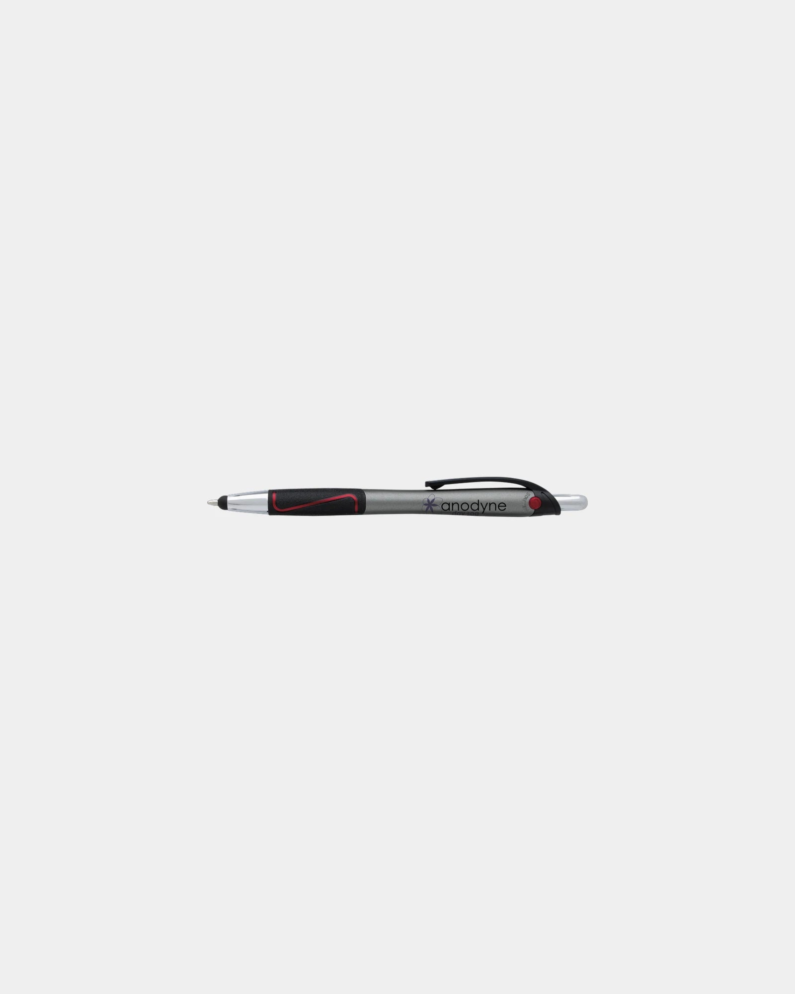 Custom ABS plastic stylus pen with bold 1.2mm tip - Red/Black Ink