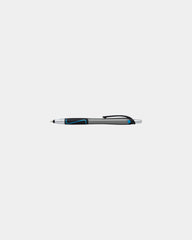 Custom ABS plastic stylus pen with bold 1.2mm tip - Turquoise/Blue Ink