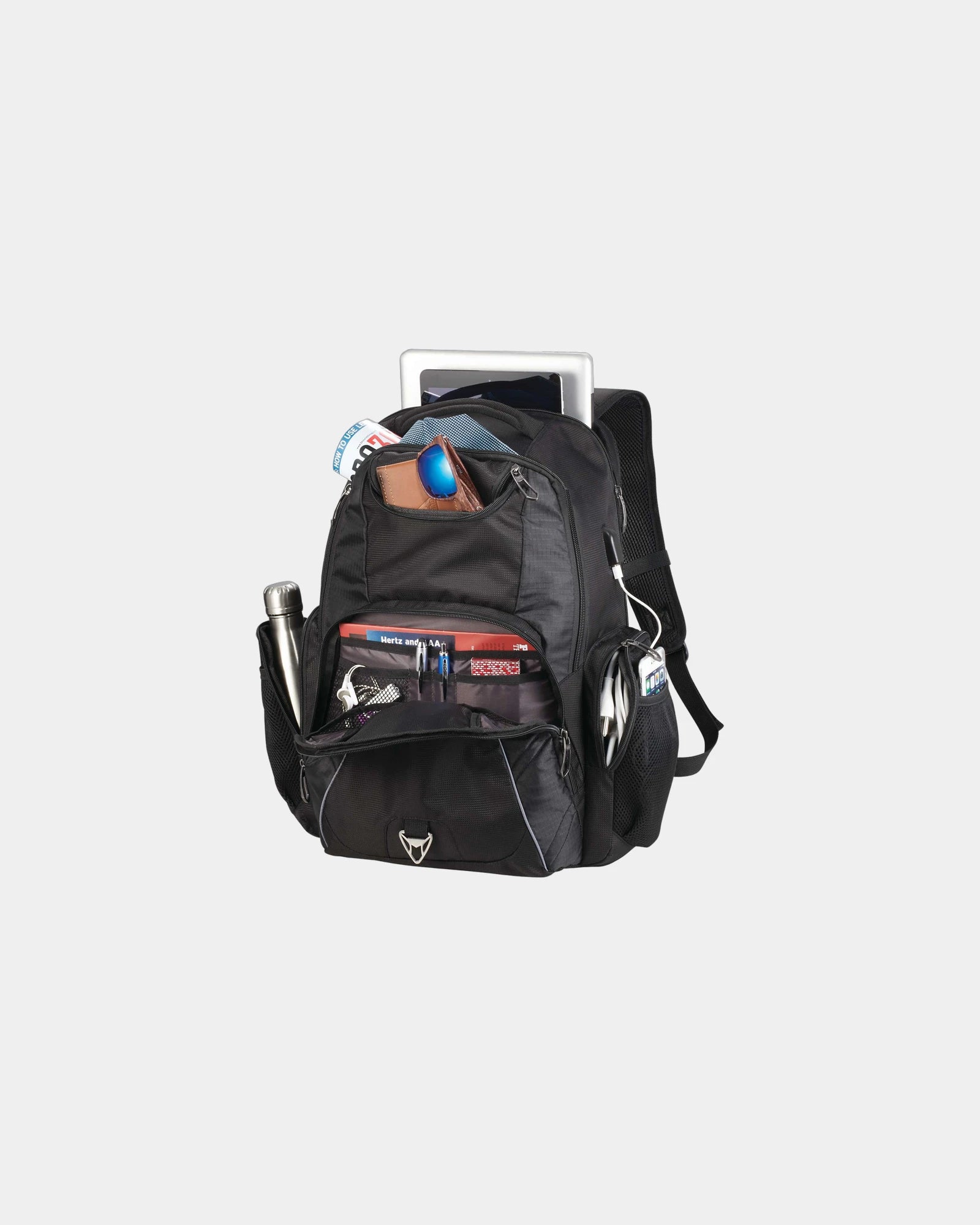 Custom TSA 17" laptop backpack with USB charging port - 9
