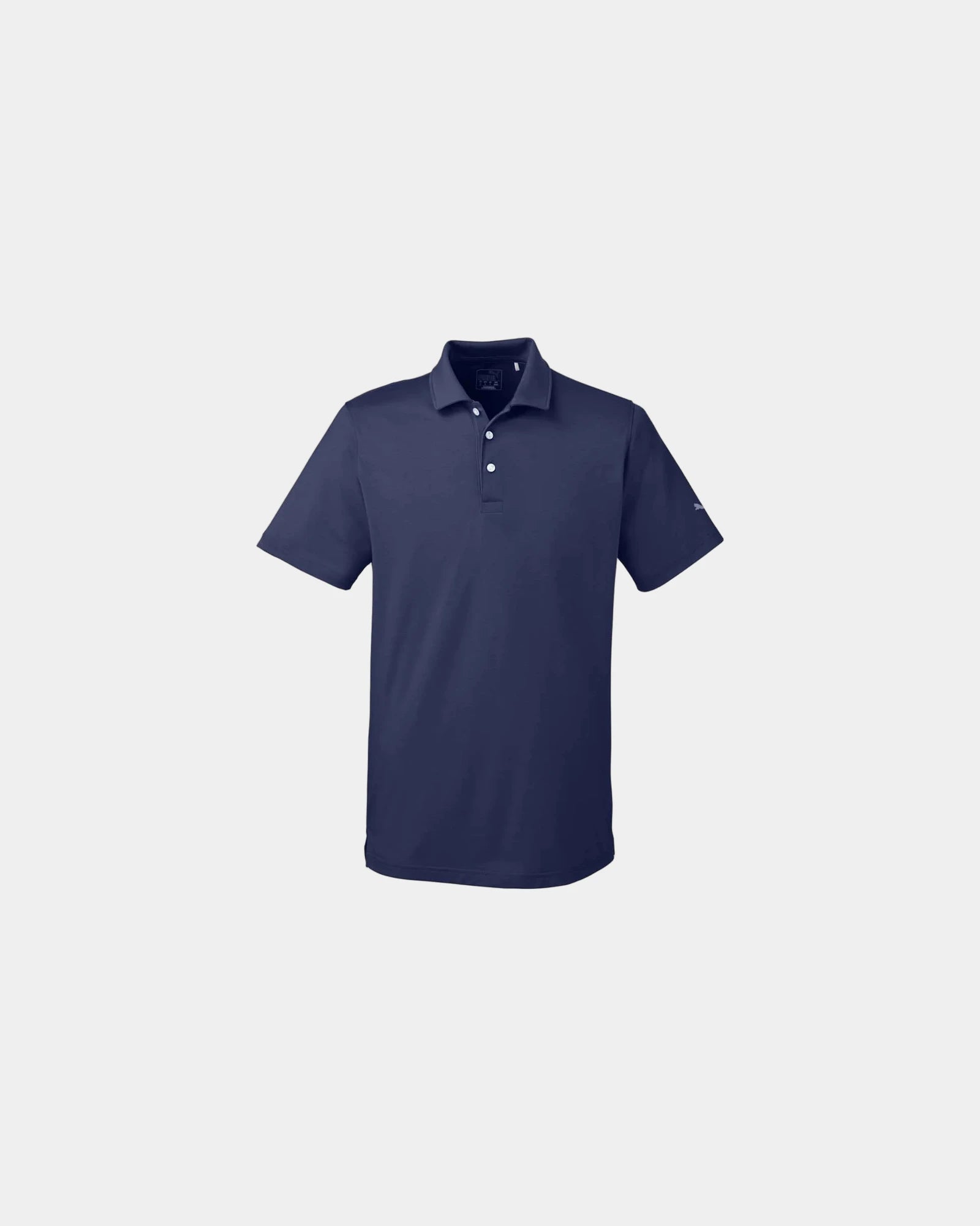 Custom moisture-management men's fusion golf polo - Peacoat
