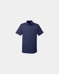 Custom moisture-management men's fusion golf polo - Peacoat