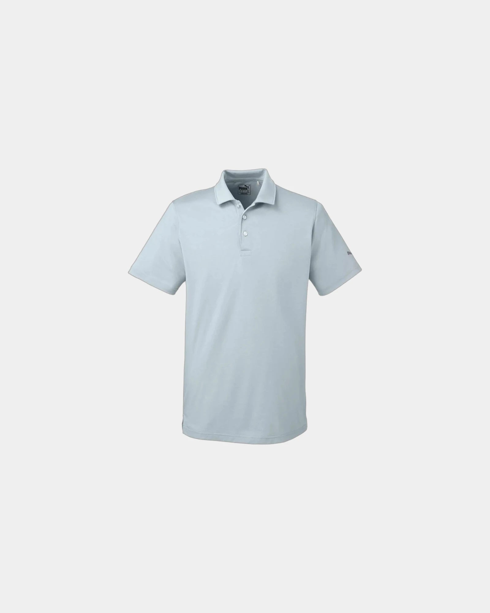 Custom moisture-management men's fusion golf polo - Quarry
