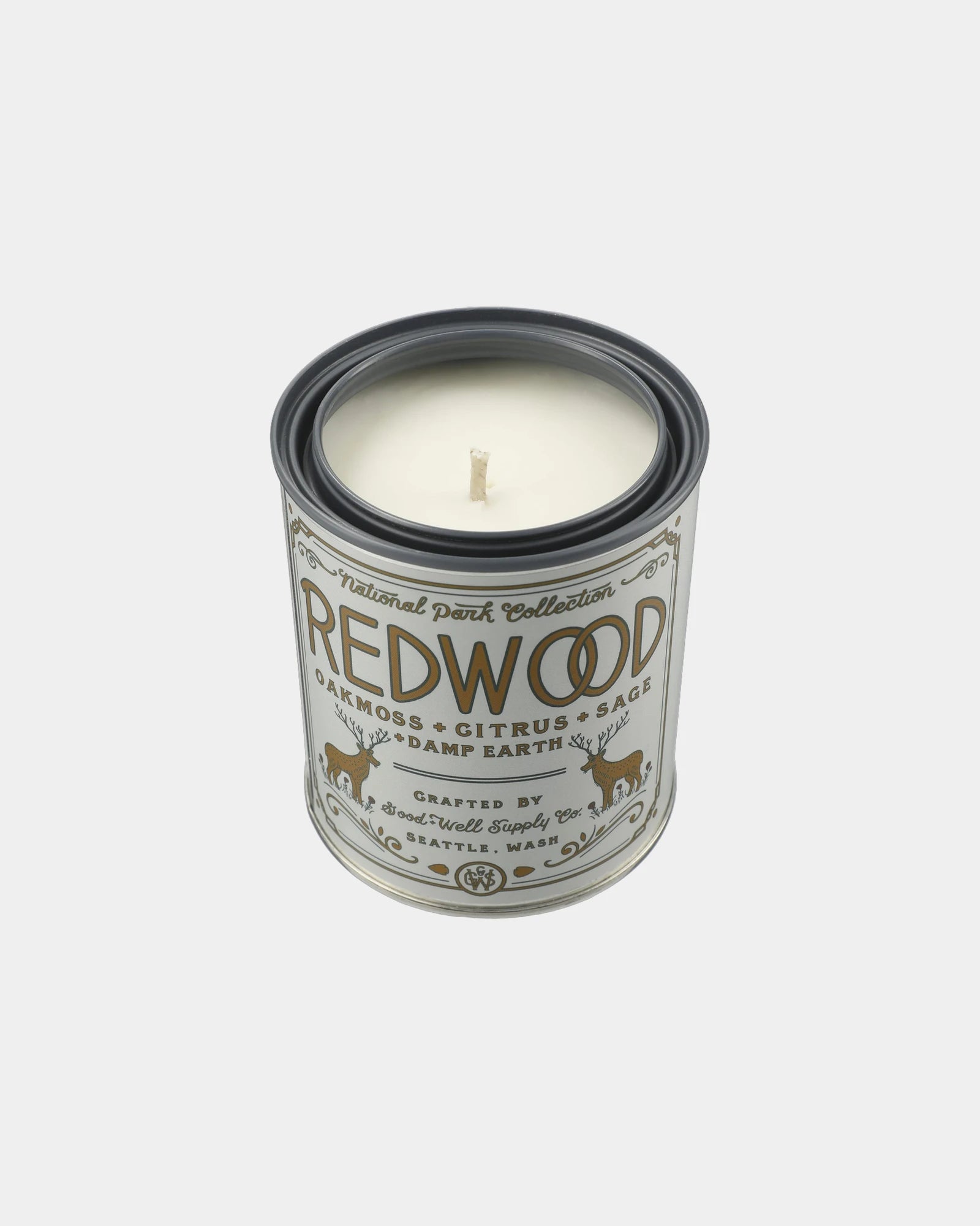 Custom 14 oz soy wax candle - Redwood National Park - 3