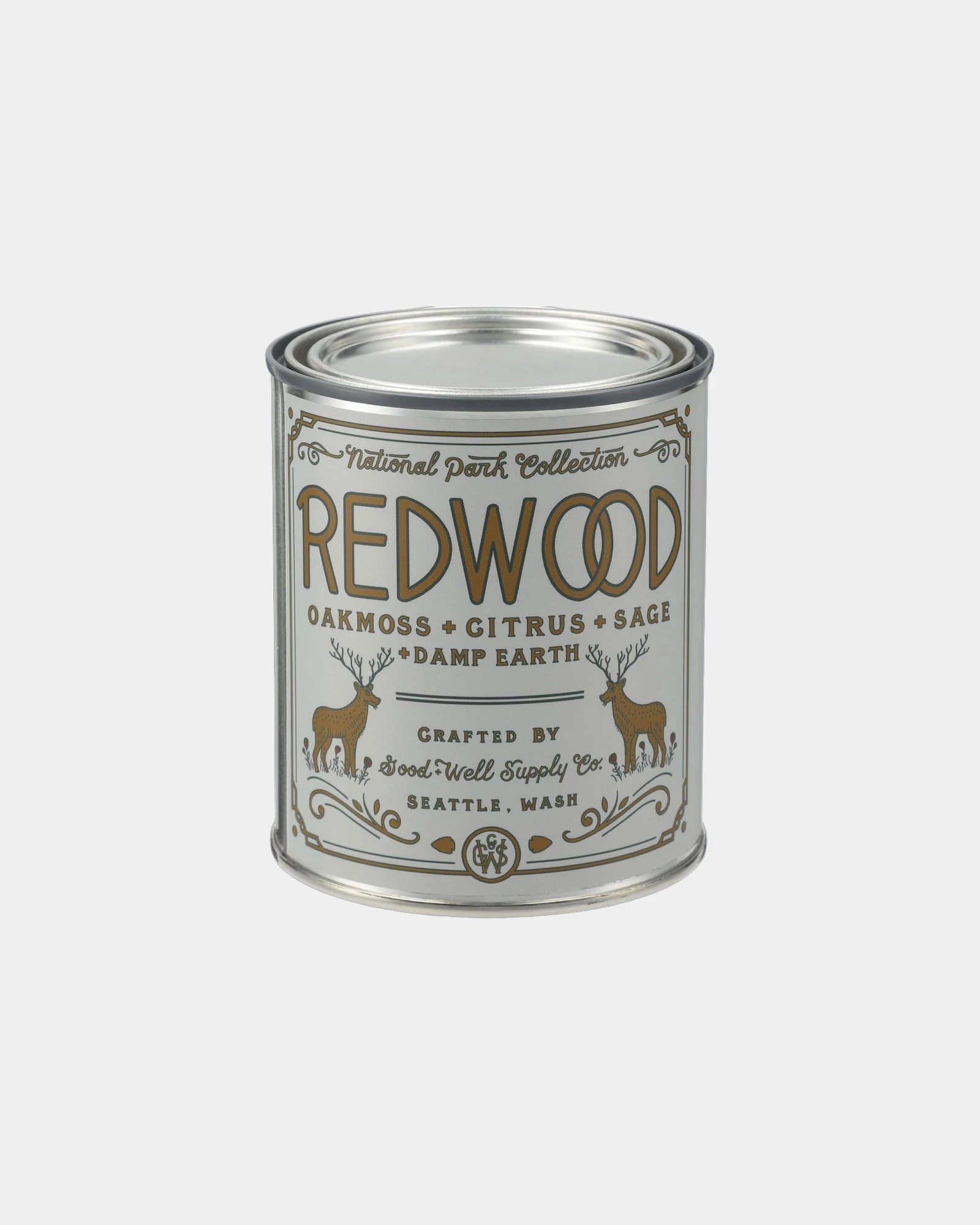 Custom 14 oz soy wax candle - Redwood National Park - 2