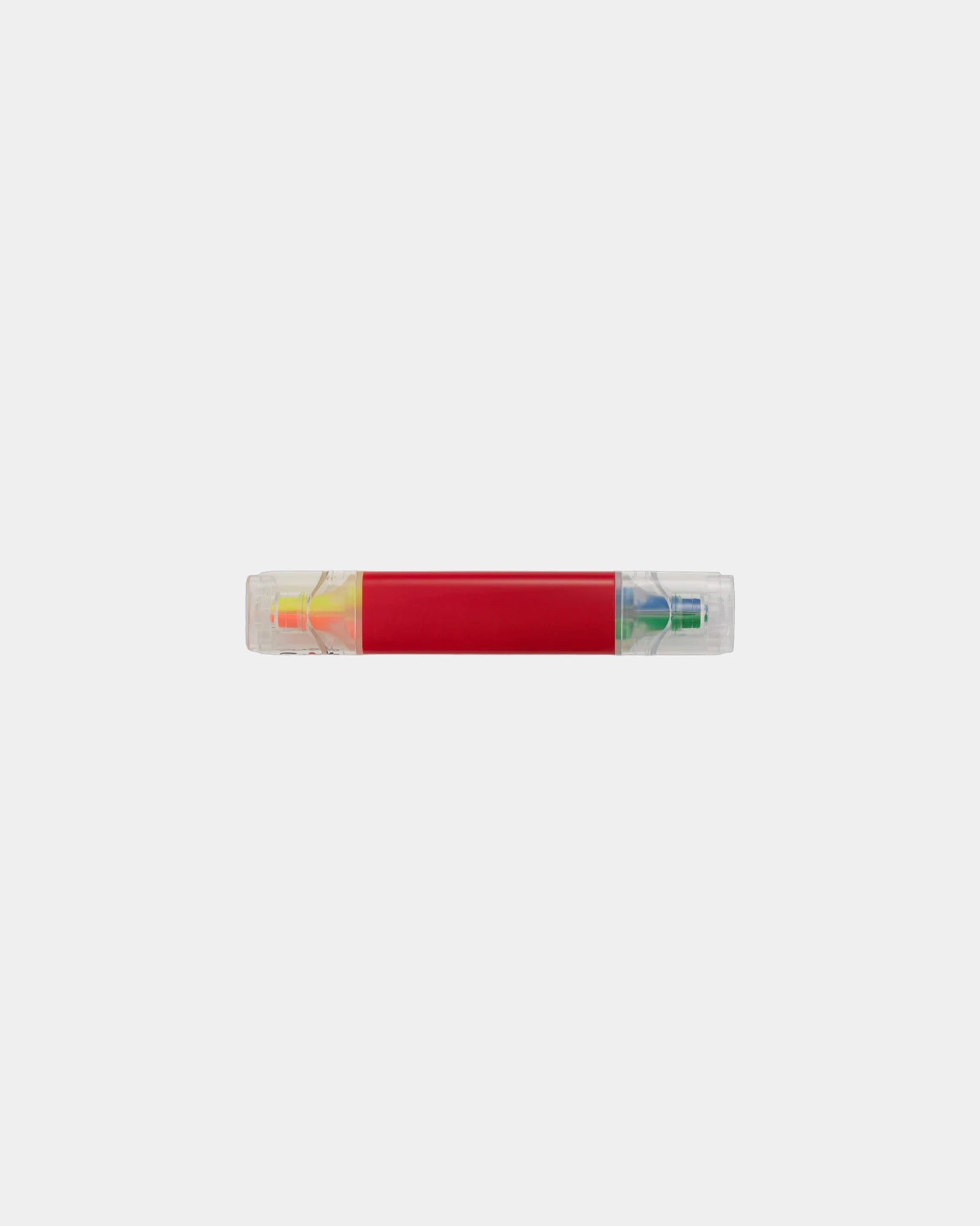 Promotional quad-color ABS plastic highlighter set - Red (Rd)