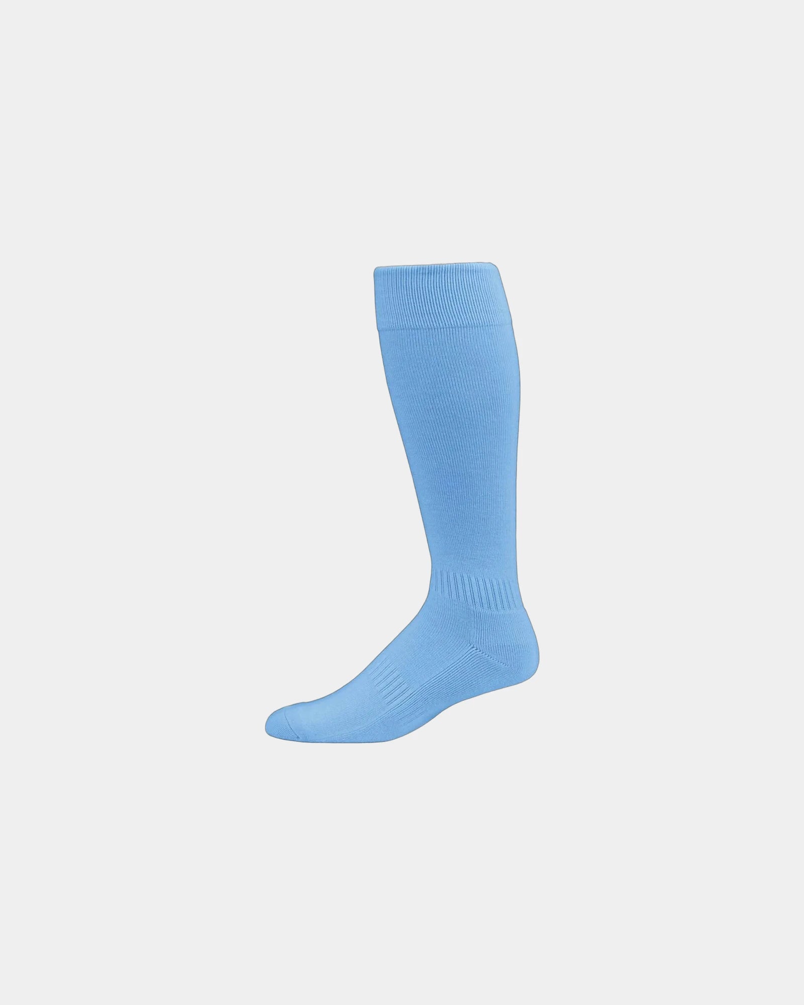 Custom knee-length multi-sport socks with arch support - Columbia Blue