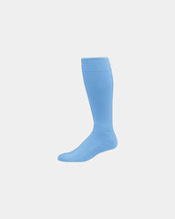 Custom knee-length multi-sport socks with arch support - Columbia Blue