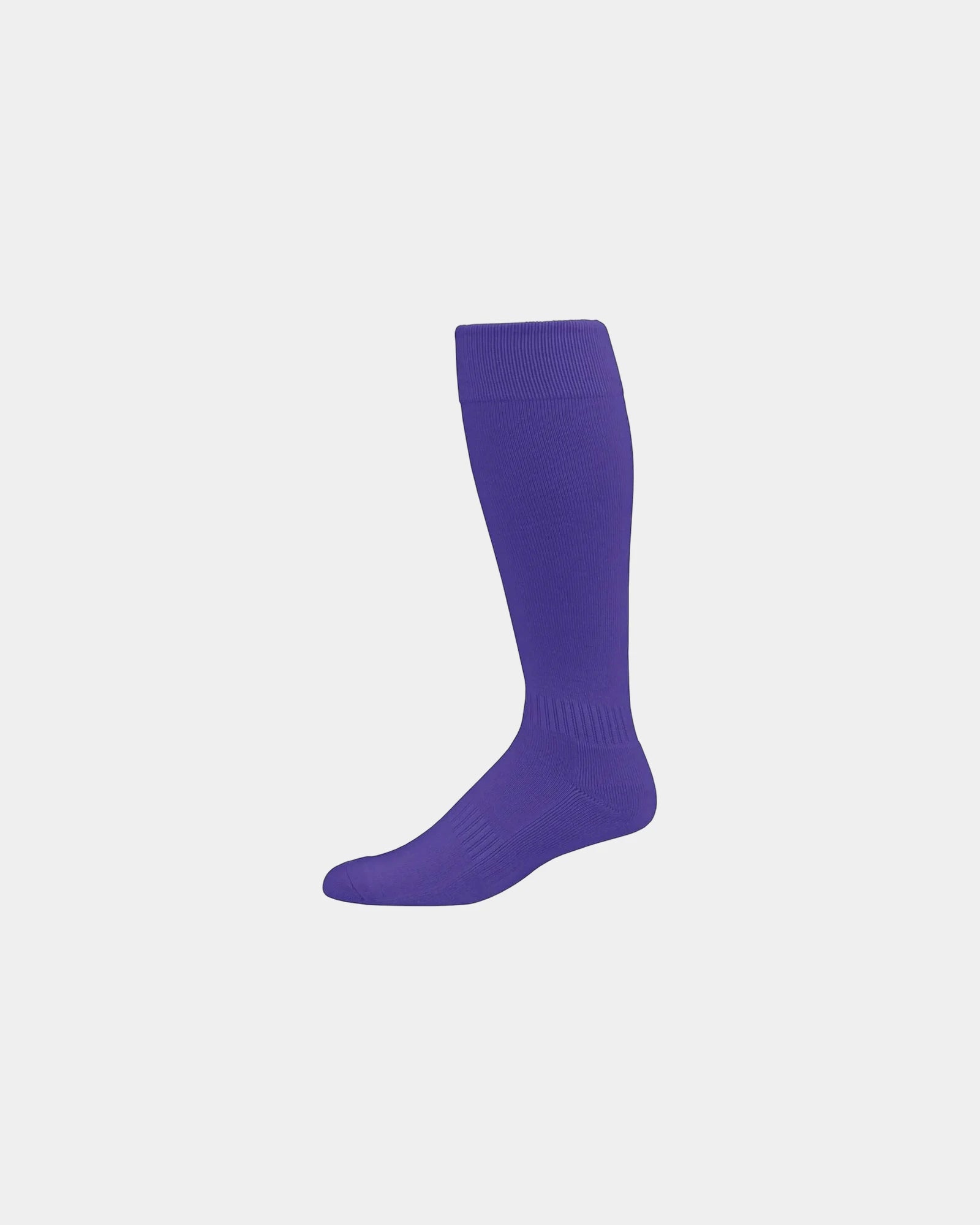 Custom knee-length multi-sport socks with arch support - Purple