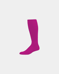 Custom knee-length multi-sport socks with arch support - Power Pink