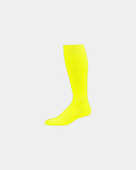 Custom knee-length multi-sport socks with arch support - Power Yellow