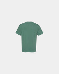 Custom cotton pocket t-shirt with heavyweight fabric - Light Green
