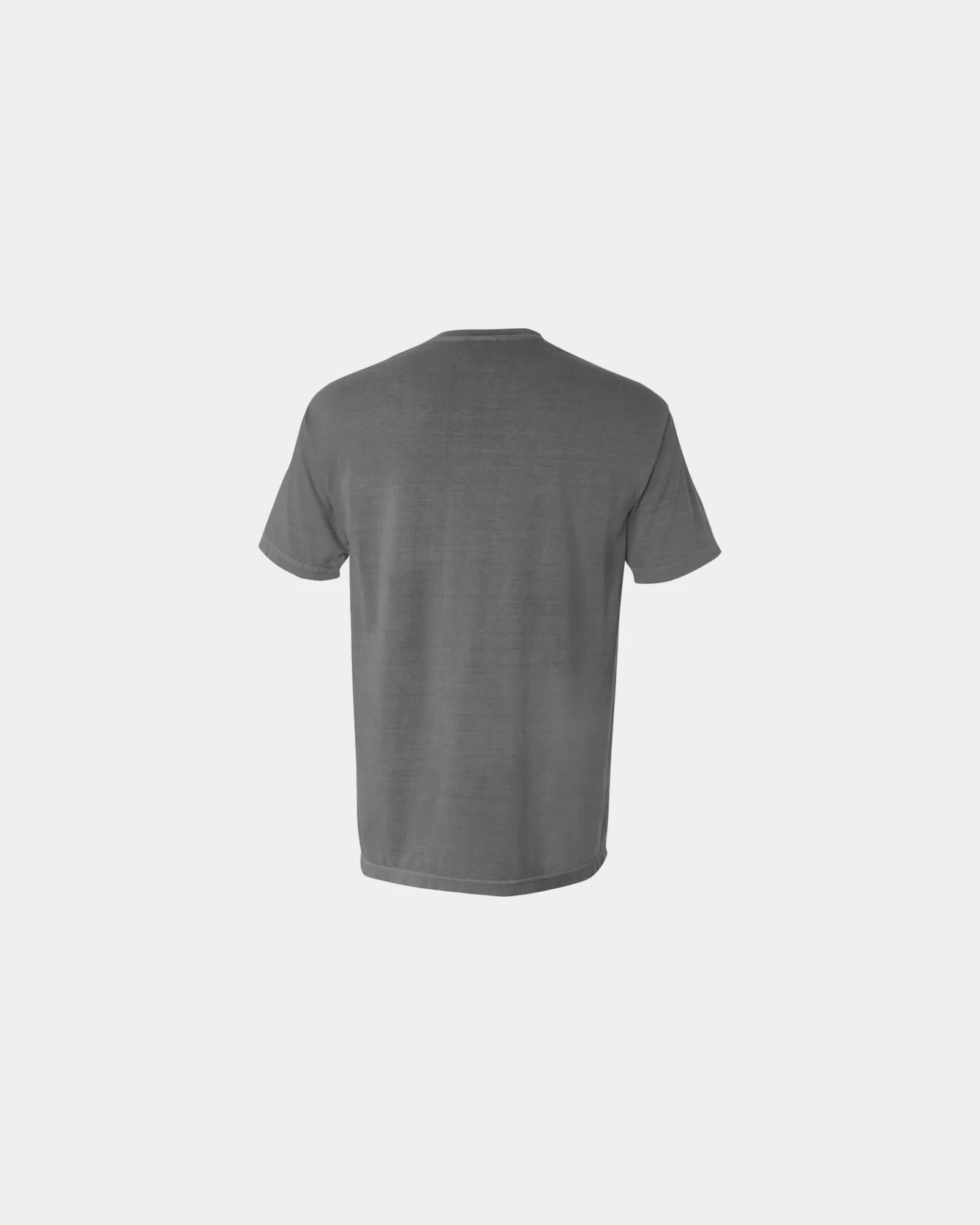 Custom cotton pocket t-shirt with heavyweight fabric - Gray